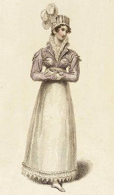Fashion Plate (Angouleme Walking Dress), 1815. Creator: John Bell.