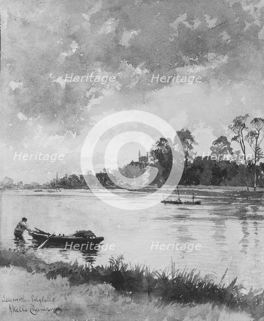 River Scene in England. Creator: James Wells Champney.