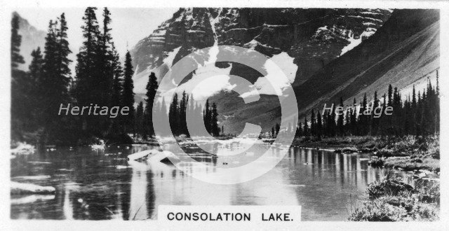 Consolation Lake, Alberta, Canada, c1920s. Artist: Unknown