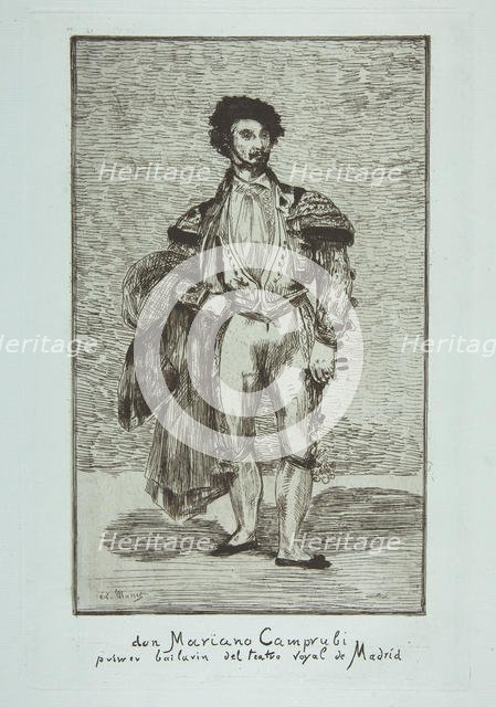 Don Mariano Camprubi (Le Baïlarin), 1862-63. Creator: Edouard Manet.