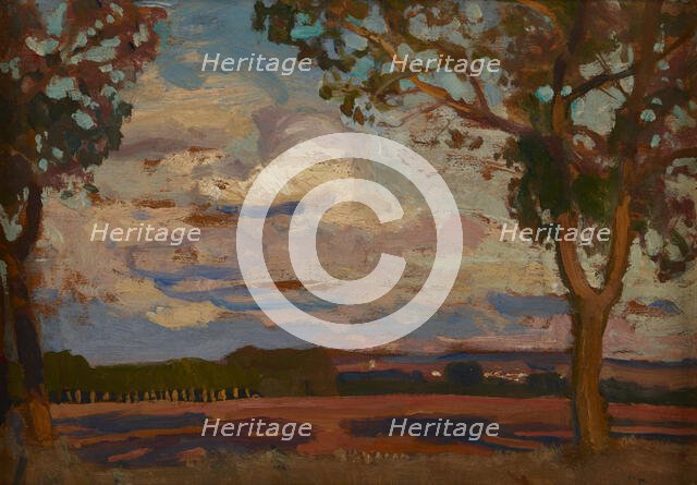 Sieniawa on the Rosia River, 1903. Creator: Jan Stanislawski.