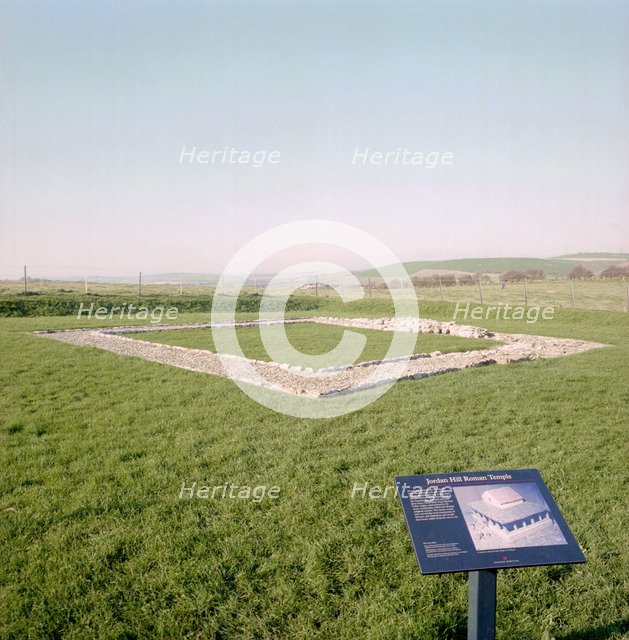 Jordan Hill Roman Temple, Weymouth, Dorset, 1999. Artist: JO Davies