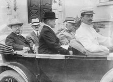 Roosevelt leaving Institute of Butantan, Sao Paolo, between c1910 and c1915. Creator: Bain News Service.