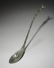 Spoon with Fish-Tail Design, 918-1392. Creator: Unknown.