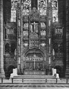 Interior of Liverpool Cathedral, 1924-1926.Artist: Stewart Bale