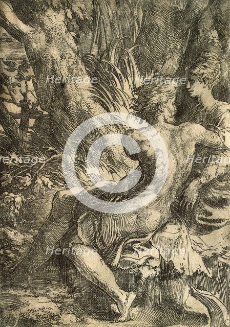 Lovers, c1527.  Creator: Parmigianino (1503-1540).