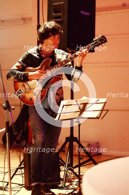 Rob Luft, Byron Wallen 4 Corners, Battle Jazz Festival, Battle, East Sussex, July 2023. Creator: Brian O'Connor.