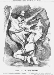 'The Irish Devil-Fish', 1881. Artist: Joseph Swain