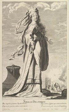 Sibylle Delphique, ca. 1635. Creators: Gilles Rousselet, Abraham Bosse.