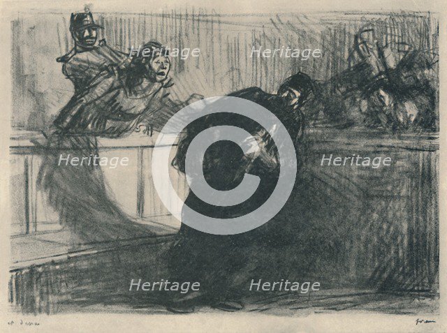 'L'Avocat Invectivé', 1919. Artist: Jean Louis Forain.