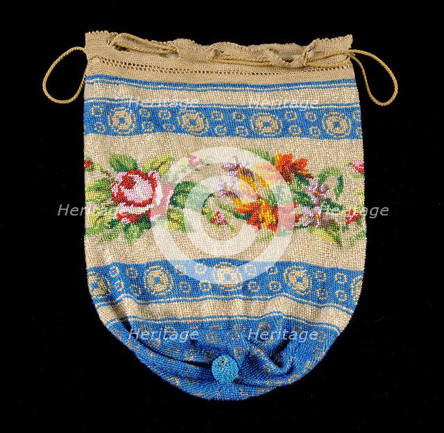 Pouch, American, third quarter 19th century. Creator: Unknown.
