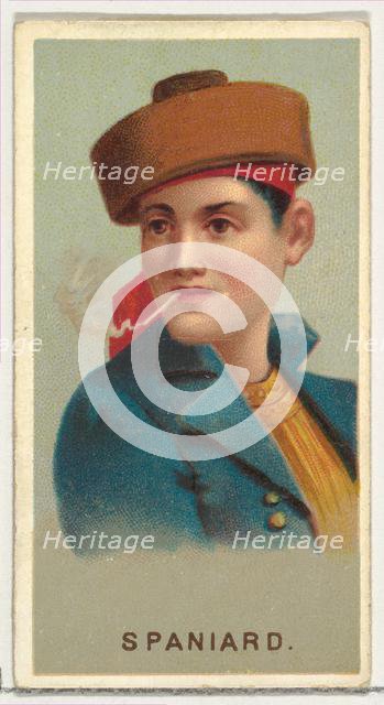 Spaniard, from World's Smokers series (N33) for Allen & Ginter Cigarettes, 1888. Creator: Allen & Ginter.