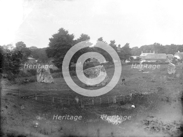 Avebury Stone Circle, Avebury, Wiltshire, c1860-1922. Artist: Henry Taunt