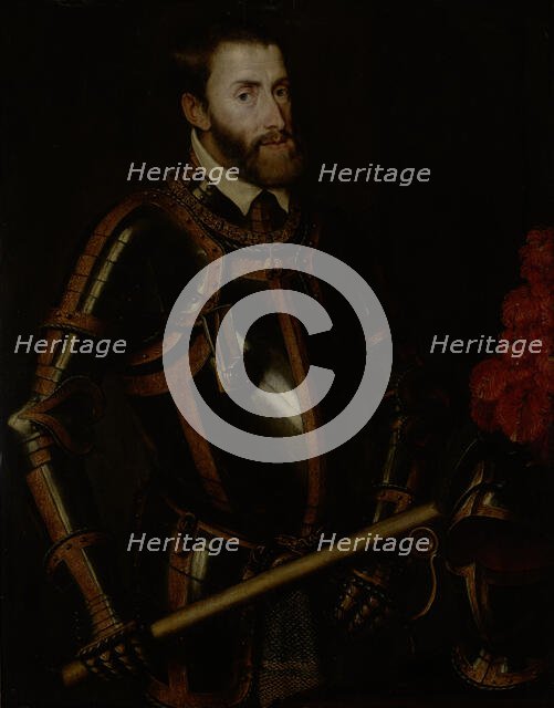 Portrait of Charles V Habsburg (1500-1558), 2nd half of 16th century. Creator: Unknown.