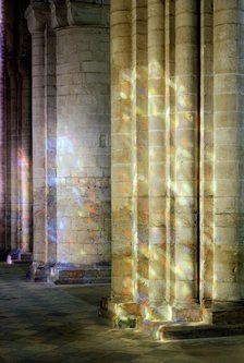 Lighting effect in Ely Cathedral, Cambridgeshire, c1965-c1969. Artist: Laurence Goldman