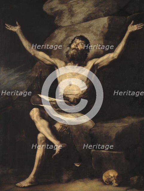 St Paul the Hermit, 1644. Creator: Workshop of Jusepe de Ribera.