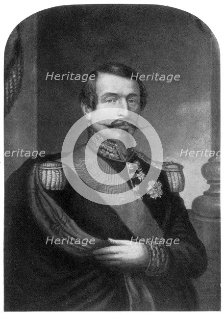 Charles Louis Napoleon Bonaparte, Emperor of the French, 19th century (1910).Artist: George Baxter