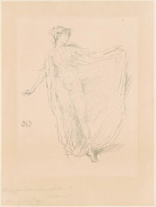 The Dancing Girl, 1889. Creator: James Abbott McNeill Whistler.