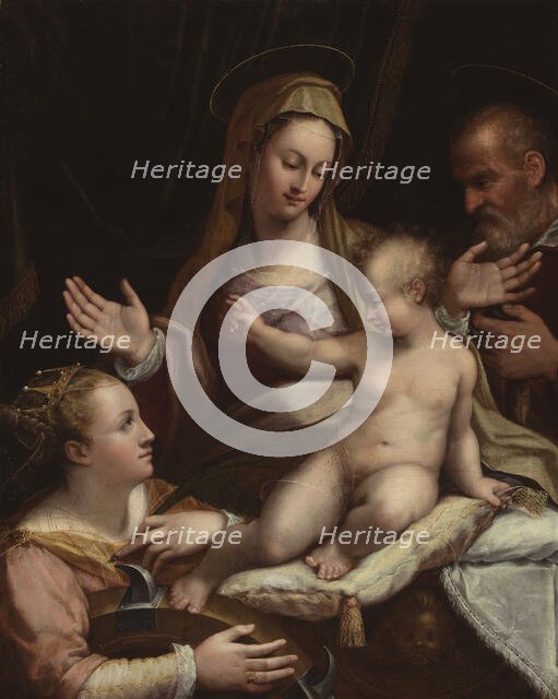The Holy Family with Saint Catherine of Alexandria, 1581. Creator: Lavinia Fontana.