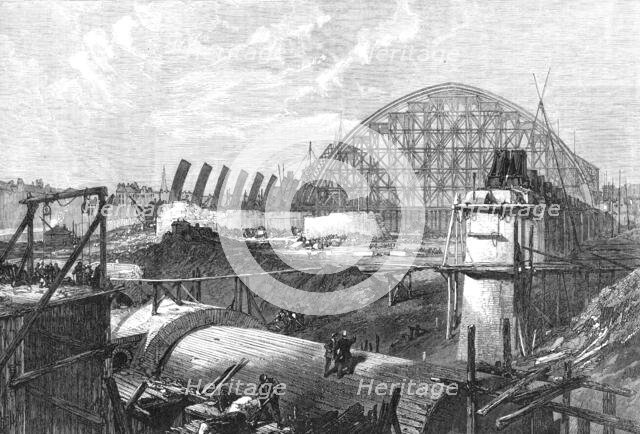 Works of the Midland Railway Terminus, Euston-Road, 1868. Creator: Unknown.