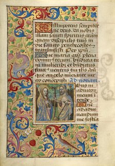 Noli me tangere; Poncher Hours, about 1500. Creator: Master of Cardinal Bourbon.