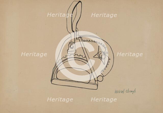 Hand Iron, c. 1939. Creator: Michael Chomyk.