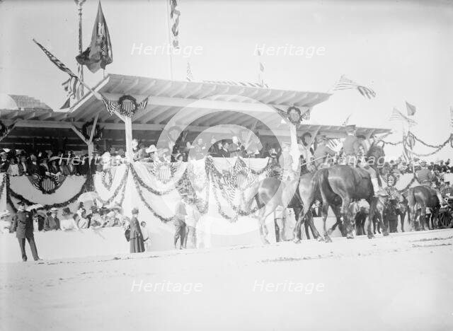 Columbus Memorial. Parade At Unveiling, 1912. Creator: Harris & Ewing.