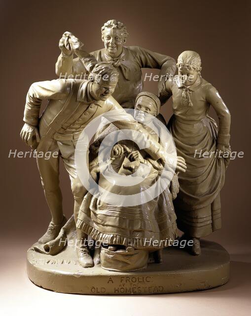 A Frolic at the Old Homestead, 1887. Creator: John Rogers.