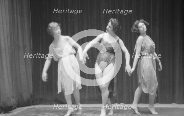 Elsie Dufour dancers, between 1918 and 1920? Creator: Arnold Genthe.