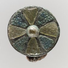 Disk Brooch, Frankish, 6th century. Creator: Unknown.