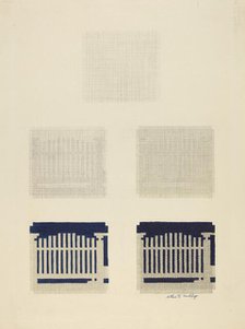 Chart of Coverlet Thread Construction, 1941. Creator: Merkley, Arthur G..