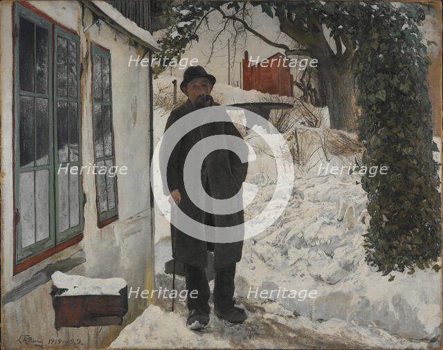 At the Old House, 1919-1922. Creator: Laurits Andersen Ring.