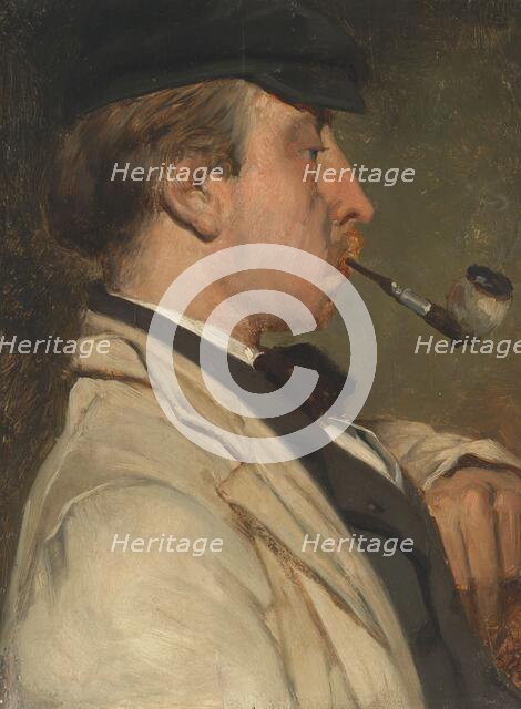 Portrait of Ludwig Casimir ('Louis') Sierig (1834-1919), Painter, 1858. Creator: Matthijs Maris.