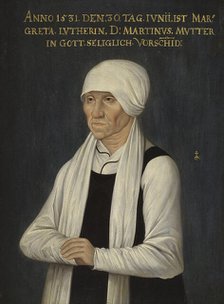 Margaret Luther (died 1531), 18th century. Creator: Unknown.