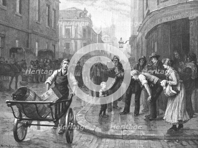 ''Homeless", after L Bruck Largos', 1891. Creator: Unknown.