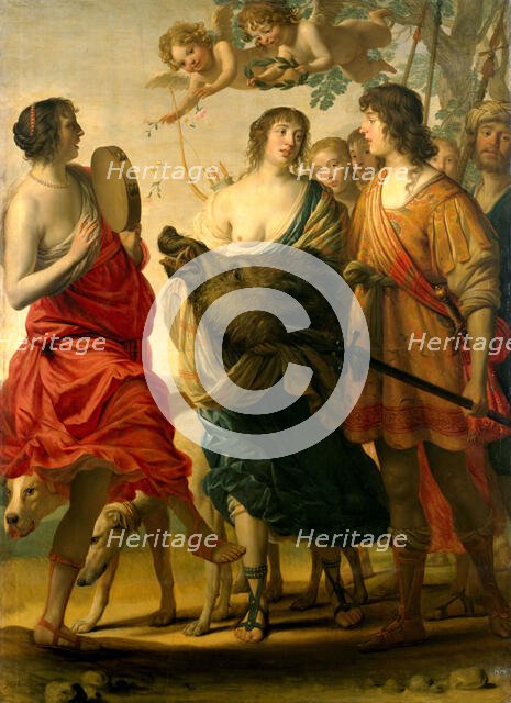 Meleager and Atalanta, 1632. Creator: Honthorst; Gerrit; van (1590-1656).