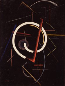 Linear structure, 1922. Artist: Klyun, Ivan Vassilyevich (1873-1942)
