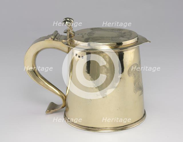 Tankard, 1665. Creator: Unknown.