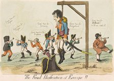 The Final Pacification of Europe!!, pub. 1803 (hand coloured engraving). Creator: English School (19th Century).
