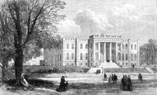 Kimbolton Castle, Huntingdonshire, the seat of the Duke of Manchester, 1870. Creator: Unknown.