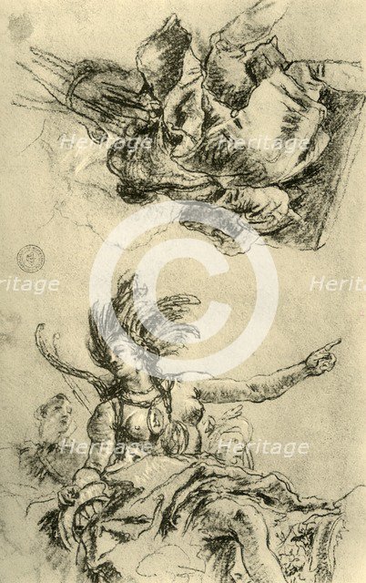 'America', 1753, (1928). Artist: Giovanni Battista Tiepolo.