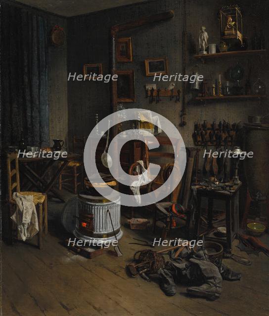 Cobbler's Quarters, 1860s. Creator: Jean-Alphonse Duplessy (French, 1817-aft 1872).