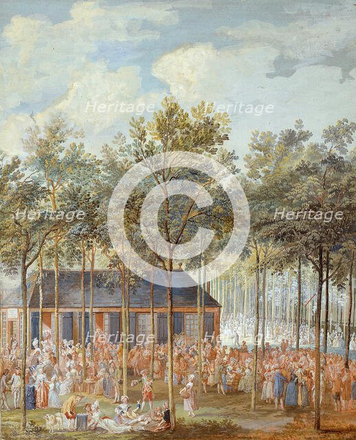 The Champs-Elysées, 1775. Creator: Louis Nicolas van Blarenberghe.