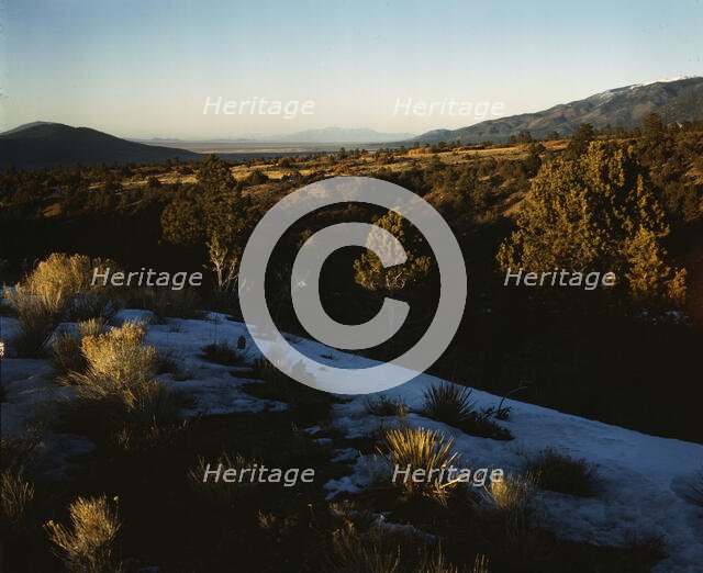 Vista northward into Colorado, 1943. Creator: John Collier.