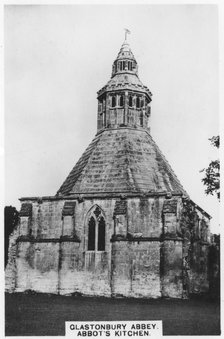 Abbot's kitchen, Glastonbury Abbey, 1936. Artist: Unknown