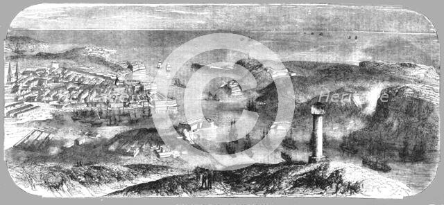 'General View of the Town and Harbour of Sebastopol', 1854. Creator: Unknown.