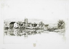 Kidwelly Town, 1859. Creator: Francis Seymour Haden.