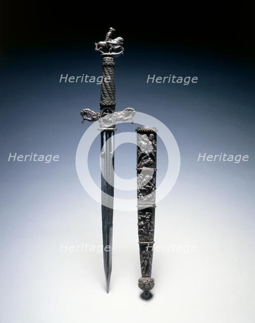 Dagger, 1600s (1500s blade). Creator: Unknown.