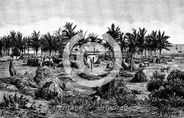 The last camping ground on the African mainland, 1890. Creator: Paterson.