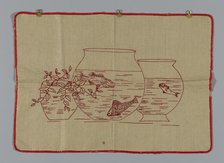 Splash Cloth, United States, c. 1872. Creator: Unknown.